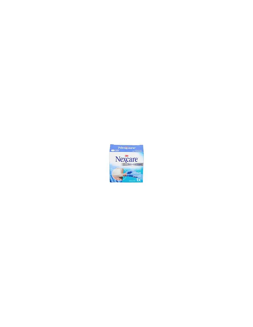 Esparadrapo Hipoalergico 3M Nexcare Sensitive Tape 1 Unidad 5 M X 2,5 Cm Color Blanco