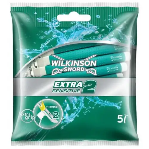Extra 2 Sensitive Máquinas de Afeitar Bolsa