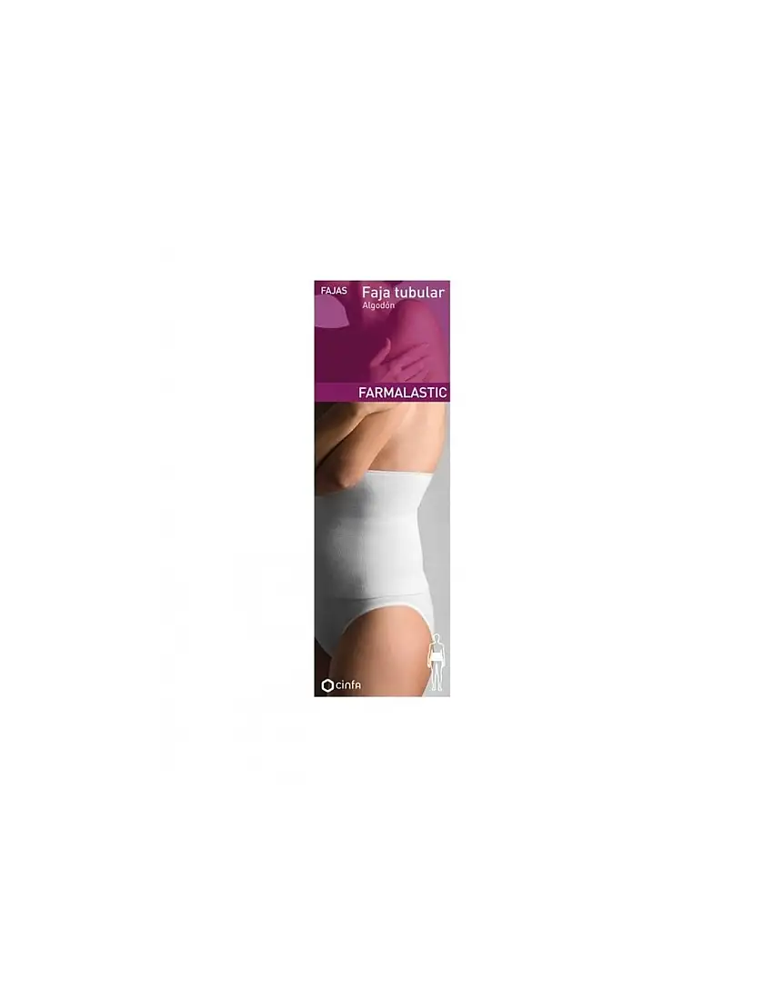 Faja Farmalastic Algodon Tubular Blanca T- 1