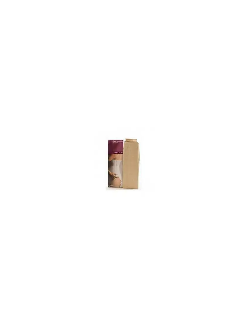 Faja Farmalastic Algodon Velcro Beige T- 1