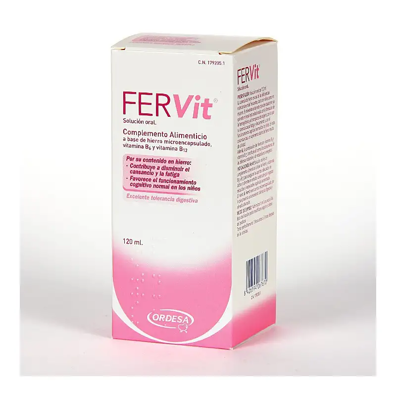 Fervit solucion oral 120 ml