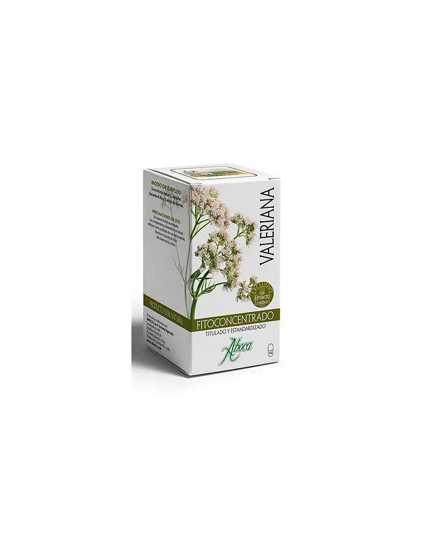 Fitoconcentrado Valeriana Aboca 500 Mg 50 Caps