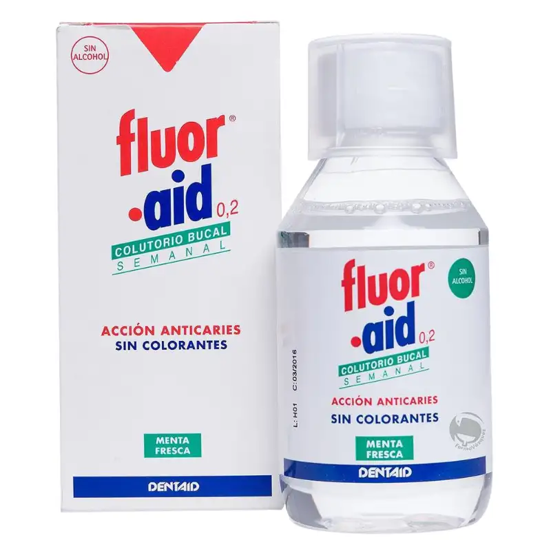 Fluor aid colutorio semanal 150 ml