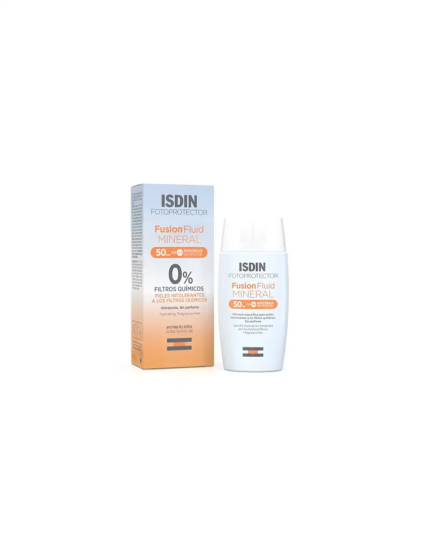 Fotoprotector Isdin Spf-50+ Fusion Fluid Mineral