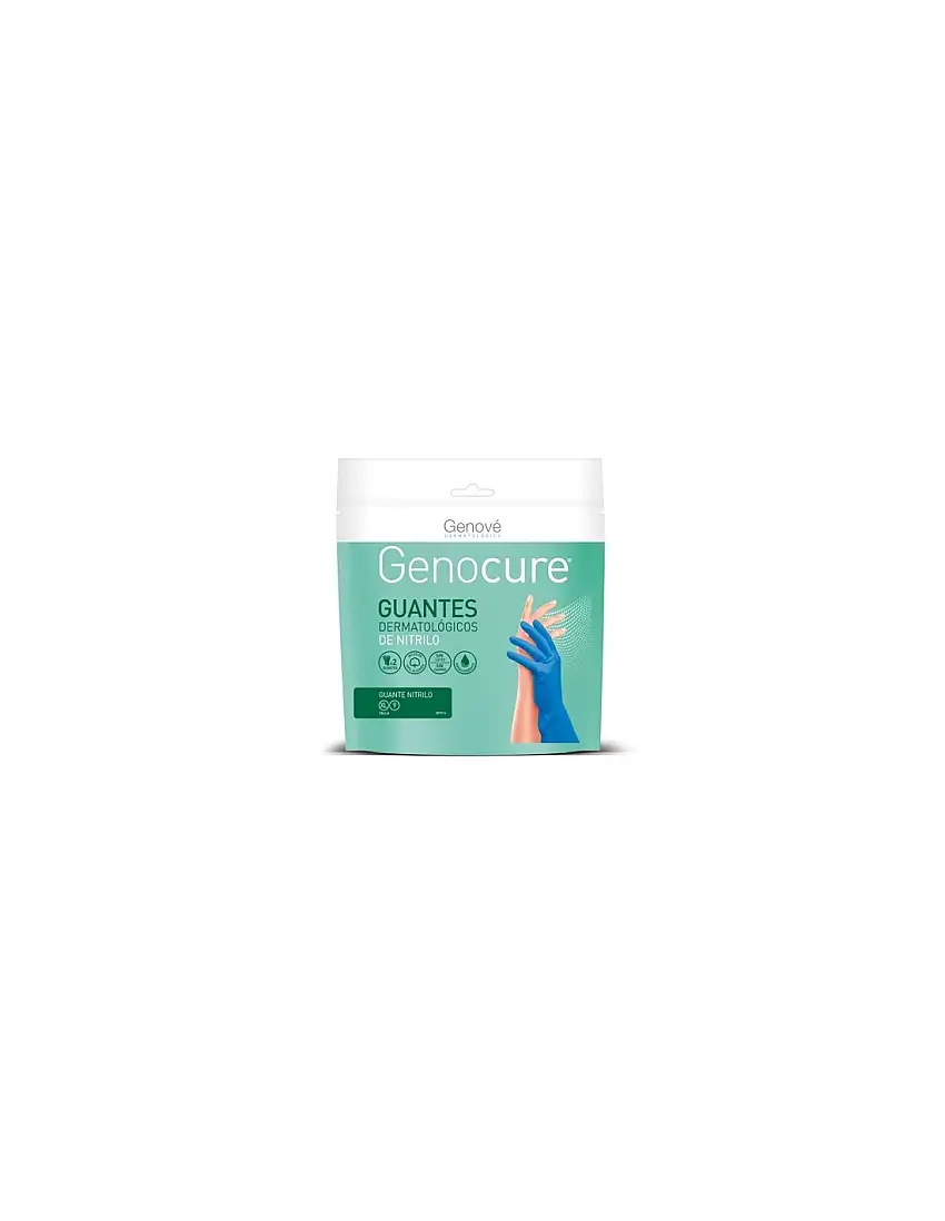 Genocure Guantes Dermat Algod Med