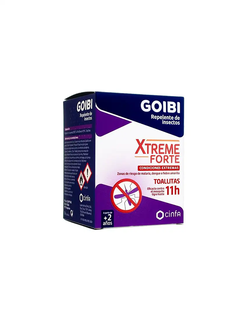 Goibi Antimosquitos Xtreme Toallitas Repelente