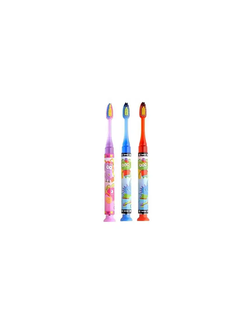 Cepillo Dental Junior Gum 903 C/ Luz Monstruos