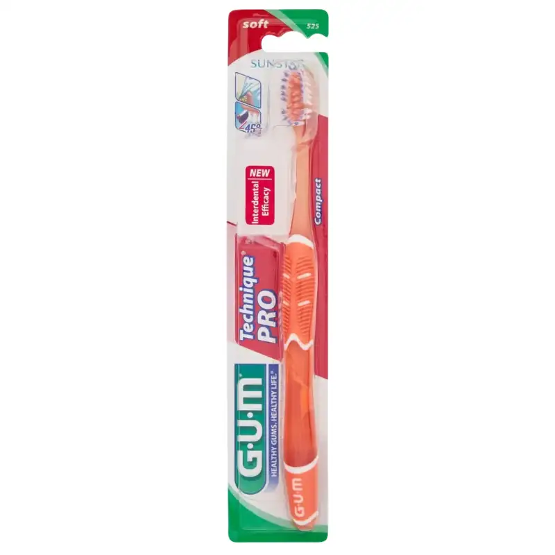Gum cepillo technique pro compact 525 suave