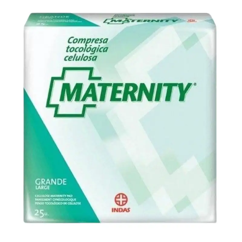 Indas Maternity compresas tocológicas celulosa 25 unidades