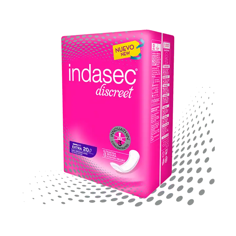 Indasec discret extra 20 uds