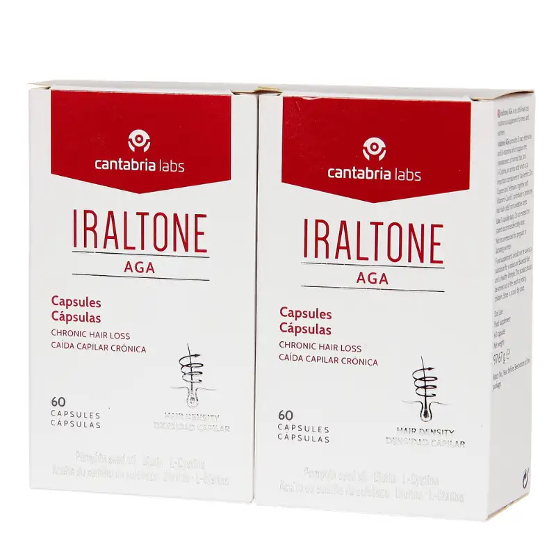 Iraltone aga pack duplo 60 + 60 caps