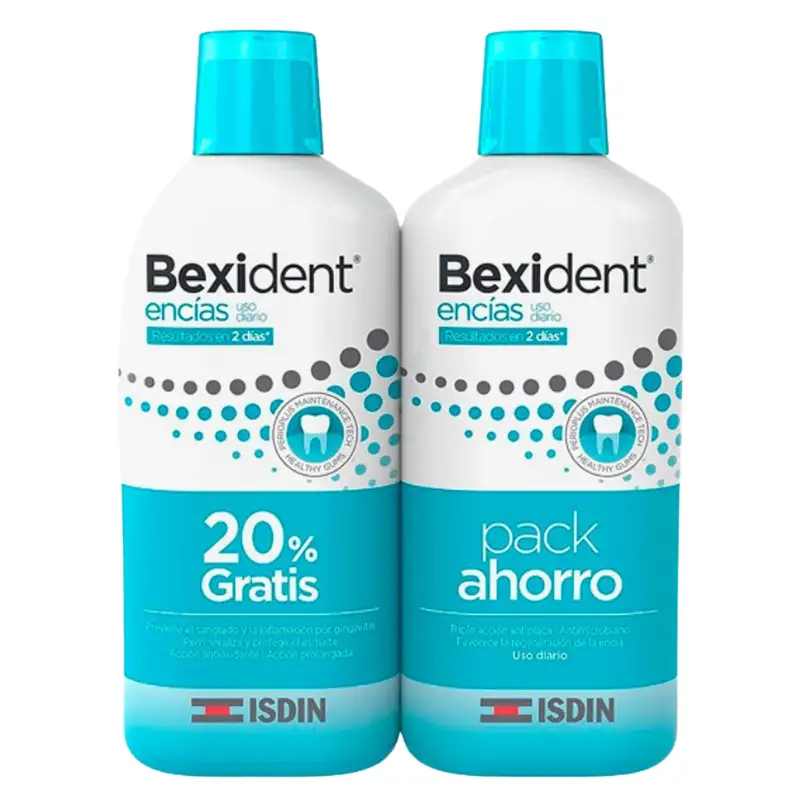 Isdin Bexident encias duplo colutorio triclosan 500ml