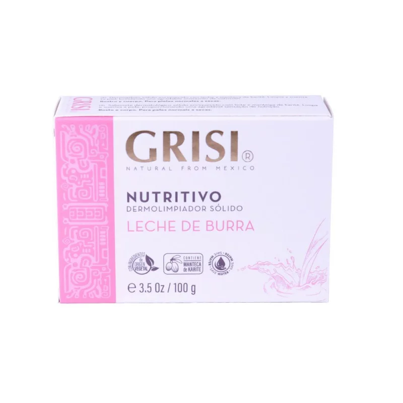 Dermolimpiador Sólido Leche De Burra 100G