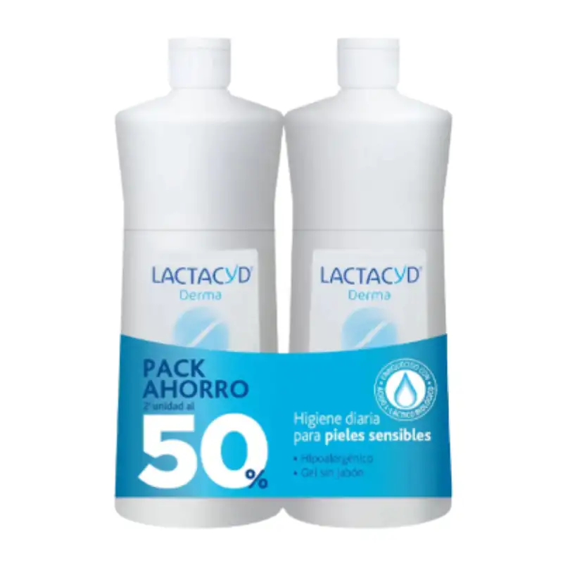 Lactacyd derma gel litro duplo 50% dto