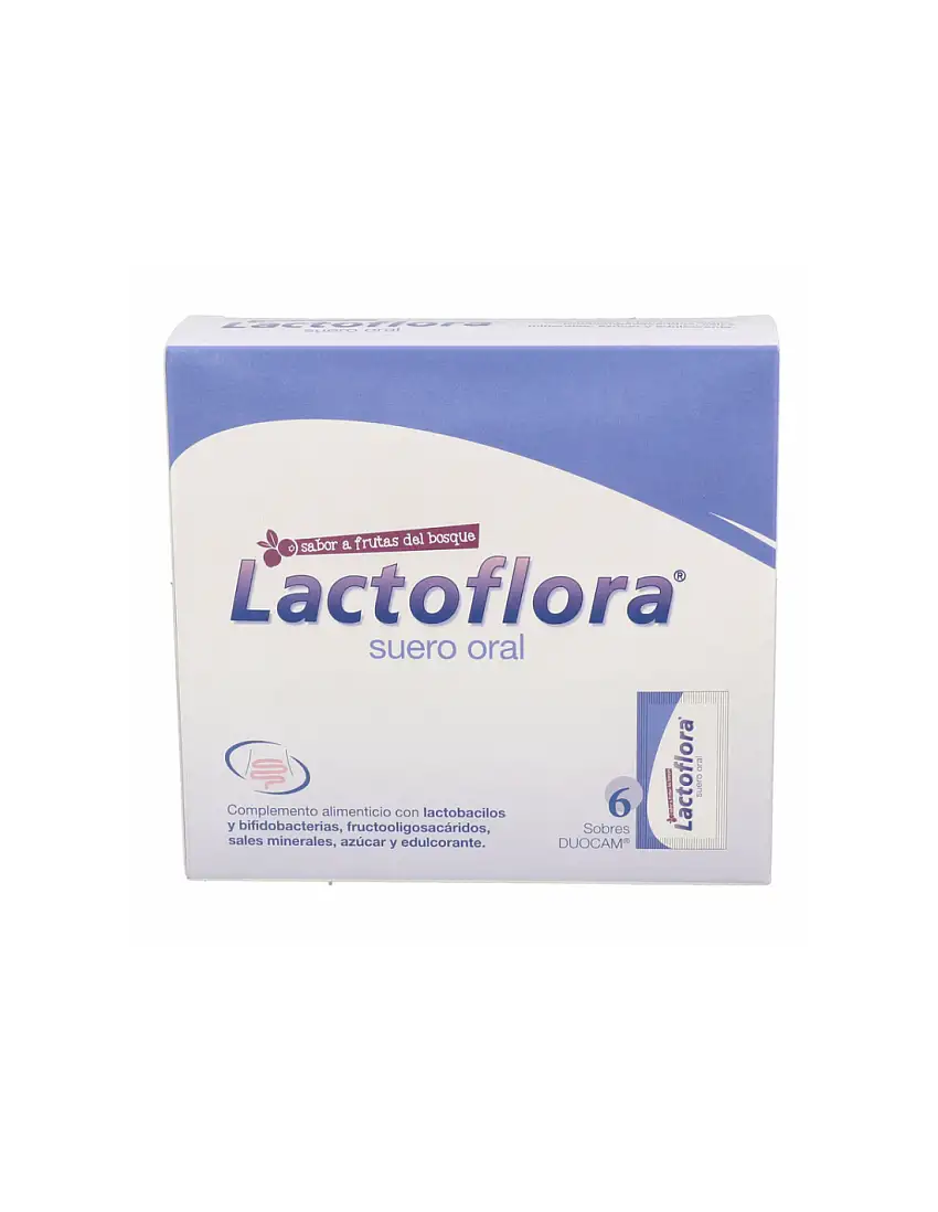 Lactoflora Suero Oral 6 Sobres Duocam Sabor Frut