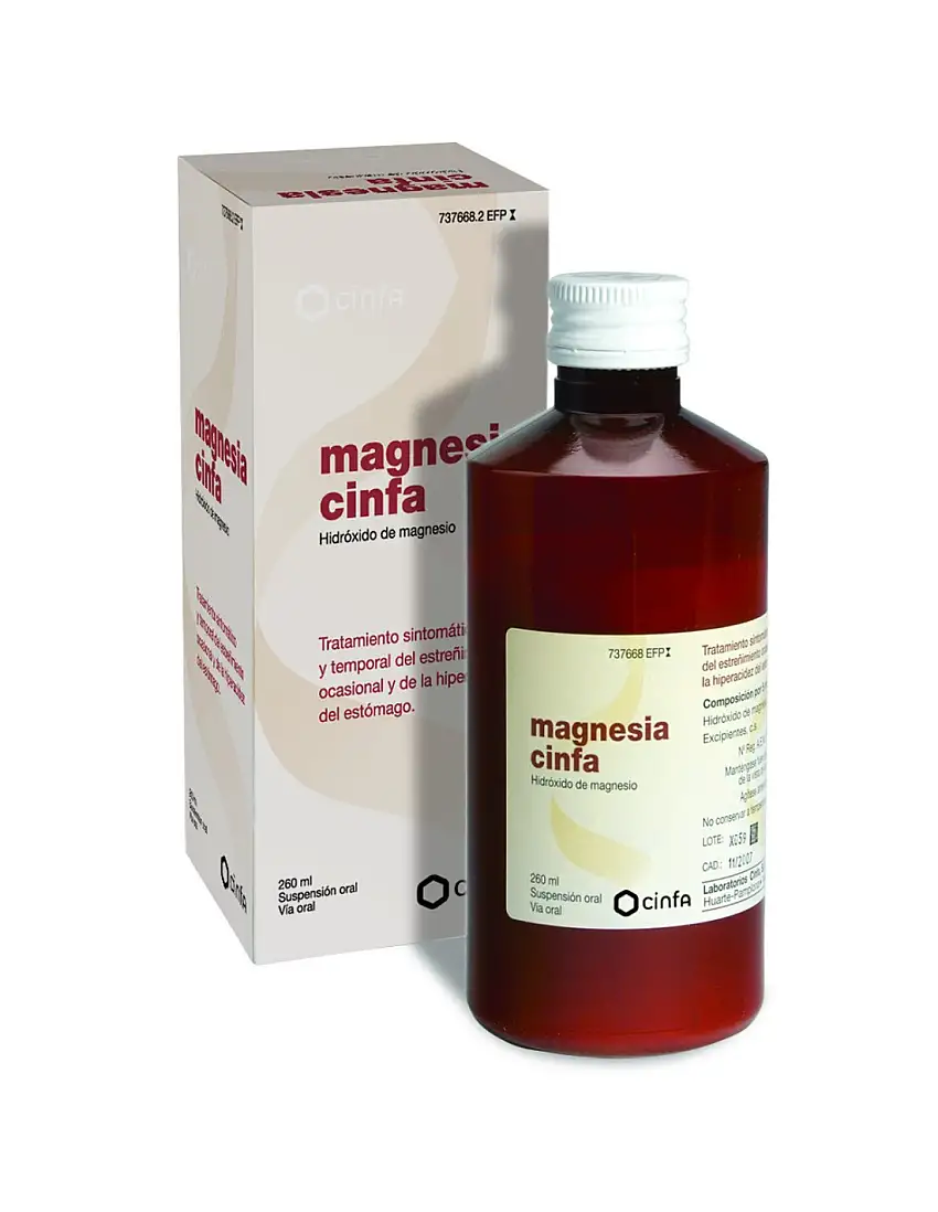 Magnesia Cinfa 200 Mg/Ml Suspension Oral 1 Frasc