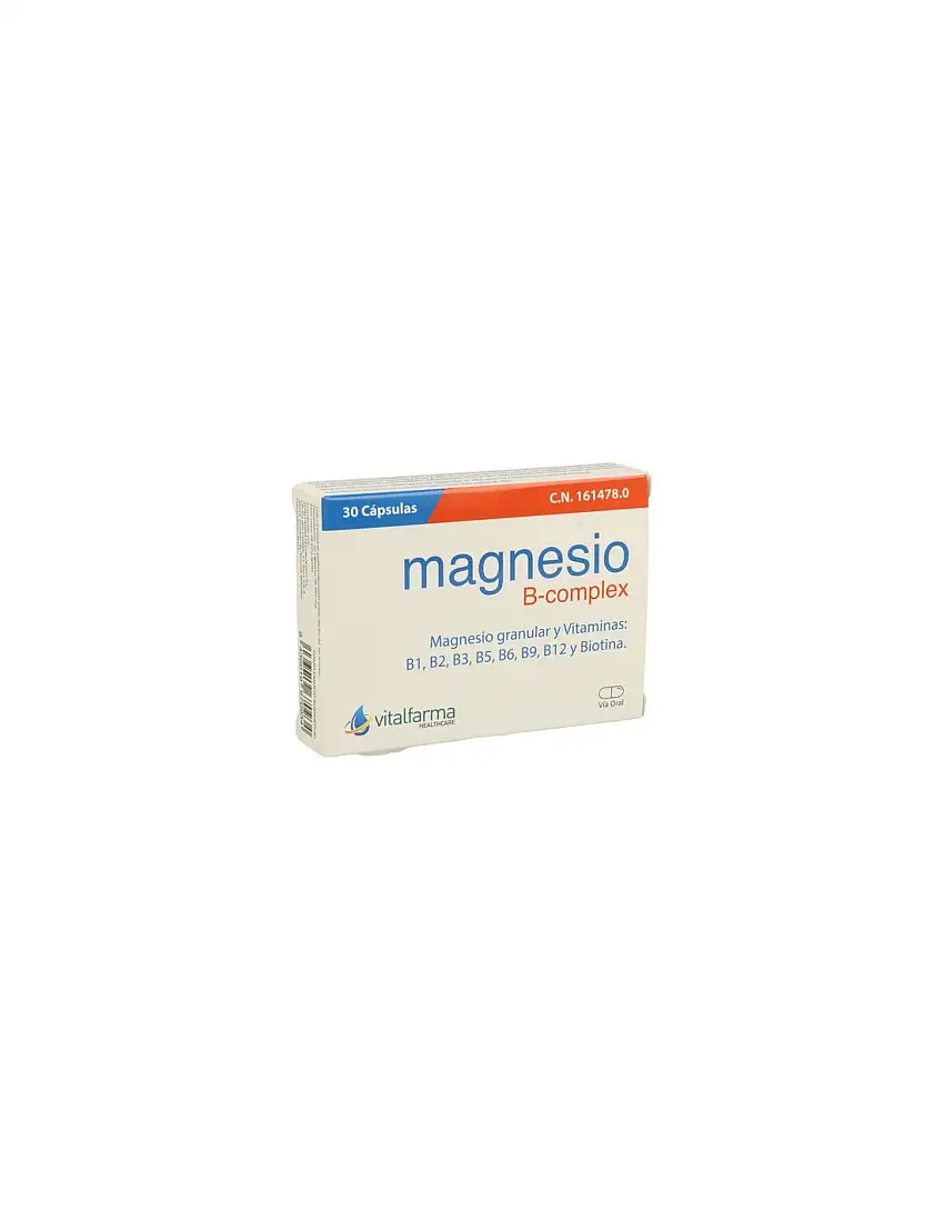 Magnesio B-Complex 30 cápsulas - Vitalfarma