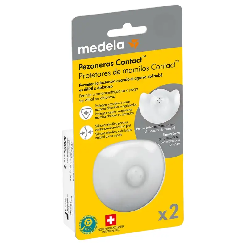 Medela pezoneras contact talla L 2 uds