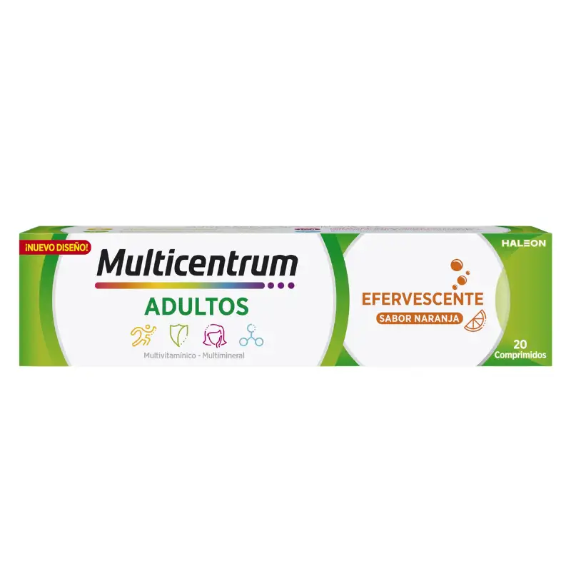 Multicentrum 20 comprimidos efervescentes