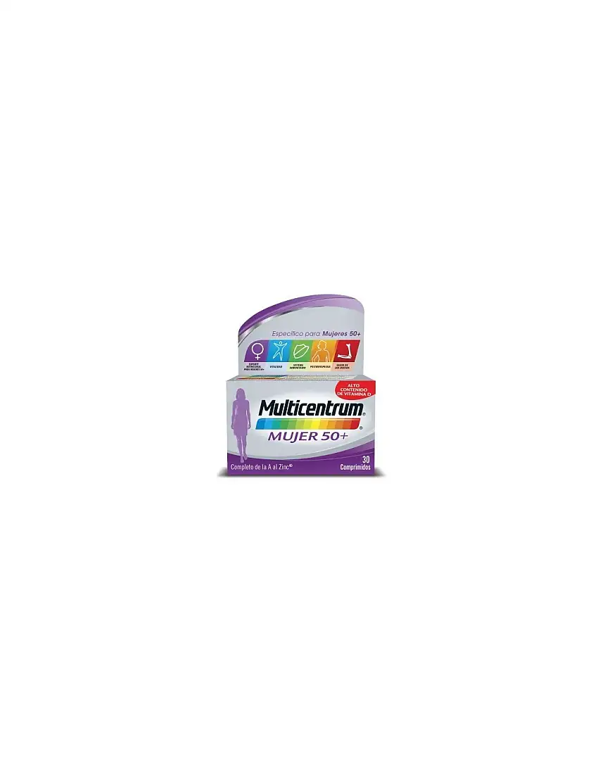 Multicentrum Mujer 50+ 30 Comprimidos