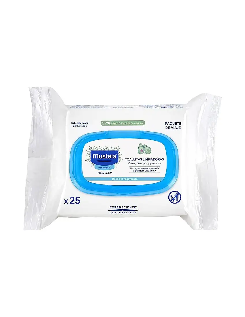 Mustela Toallit Faciales 25 Uni