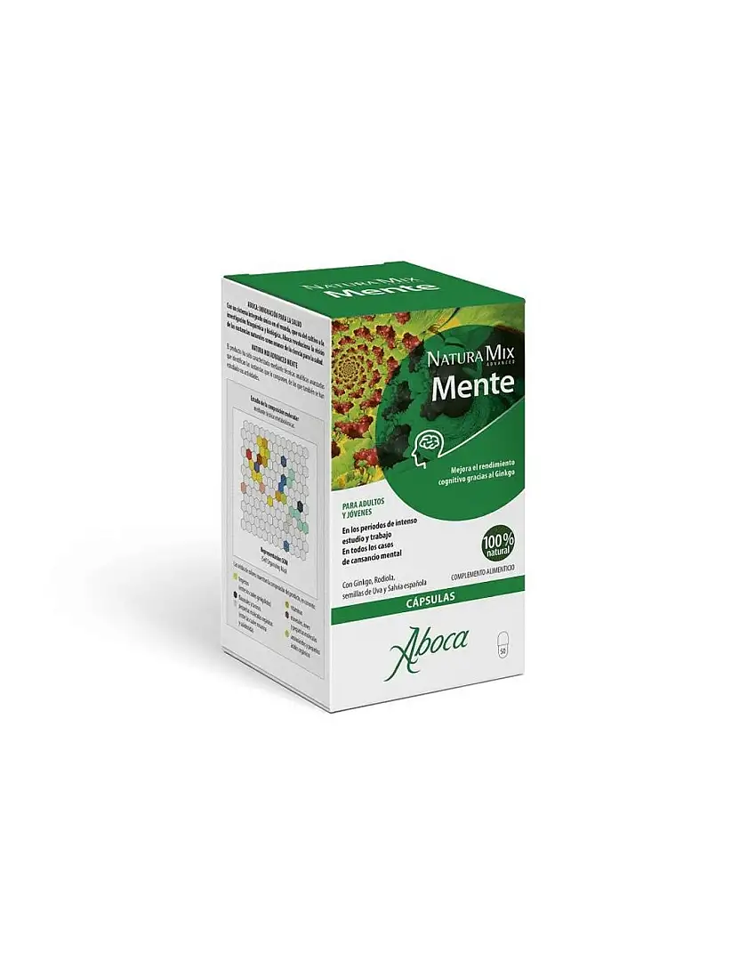 Natura Mix Advanced mente 50 cápsulas - Aboca