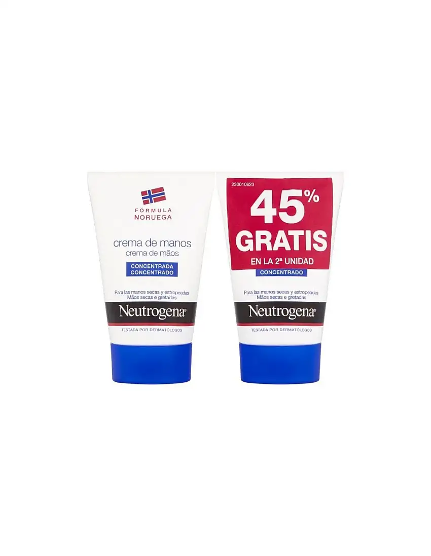 Neutrogena Crema De Manos Concentrada 50 Ml 2 U