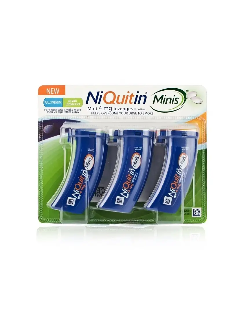 Niquitin 4 Mg 60 Comprimidos Para Chupar Menta