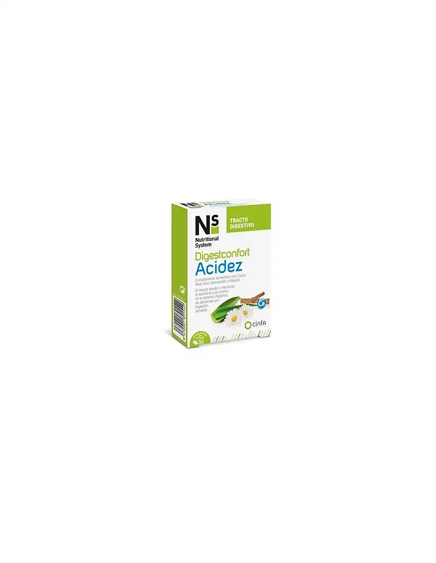 Ns Digestconfort Acidez 30 Comprimidos Para Chup