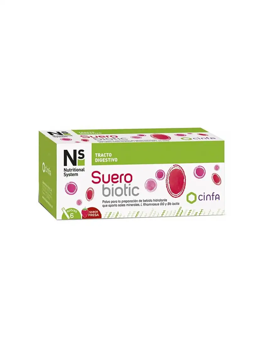 Ns Florabiotic Sueropro+ 6 Sobres 4,250 G Sabor Fresa