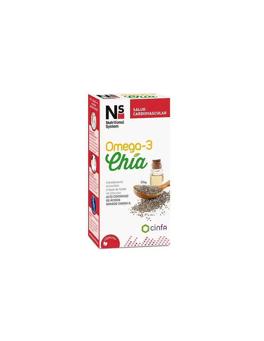 Ns Omega 3 Chia 120 Capsulas