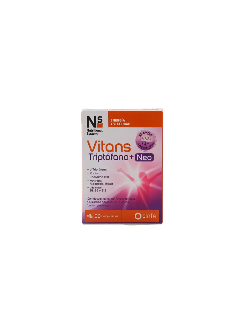 Ns Vitans Triptofano+ Neo 30 Comprimidos