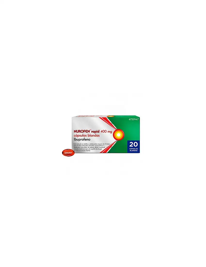 Nurofen Rapid 400 Mg 20 Capsulas Blandas