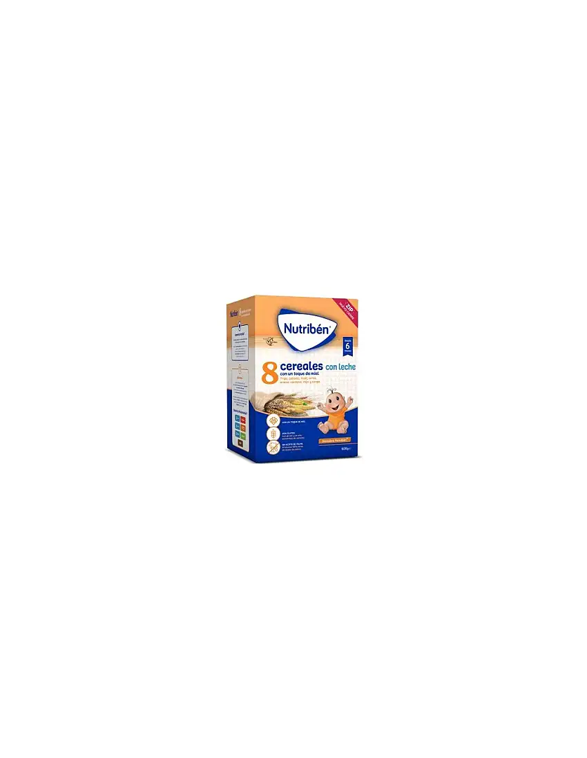 Nutriben 8 Cereales Y Miel C Leche Adaptada 600
