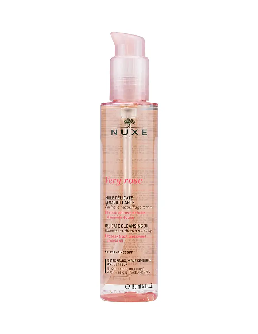 NUXE VERY ROSE ACEITE DELICADO DESMAQUILLANTE HUILE DELICATE DEMAQUILLANTE 150ML
