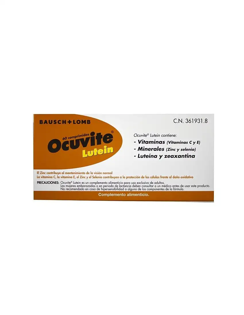 Ocuvite Lutein 60 comprimidos