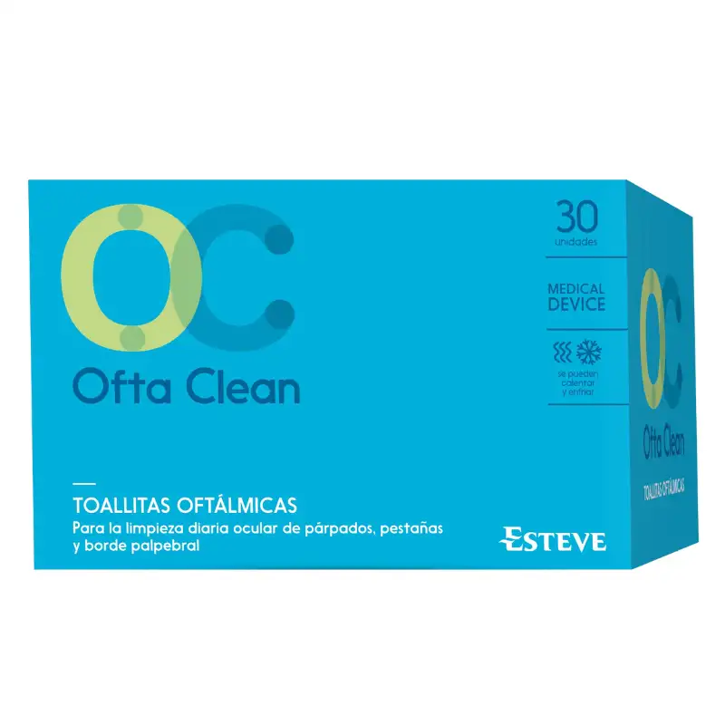 Oftaclean toallitas de un solo uso 30 uds