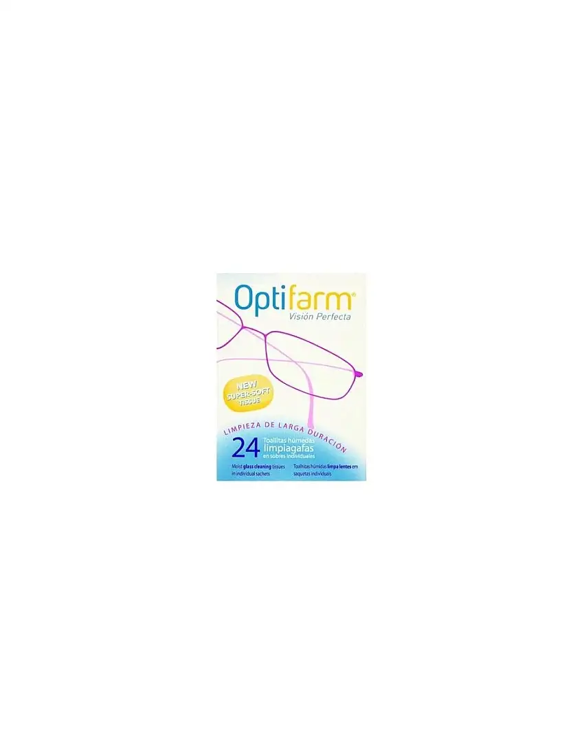 Optifarm Toallitas Limpiagafas 24 Toallitas