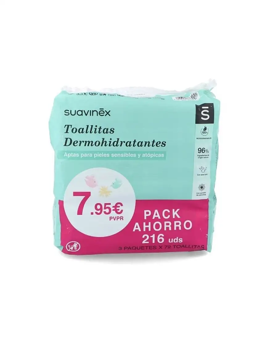 Pack Ahorro Toallitas Suavinex 216U