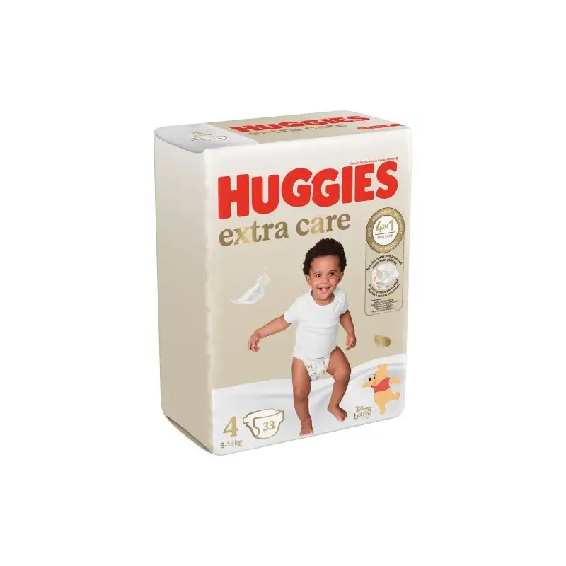 Pañal T-4 Extra Care (33 Unidades) 8-16 Kg
