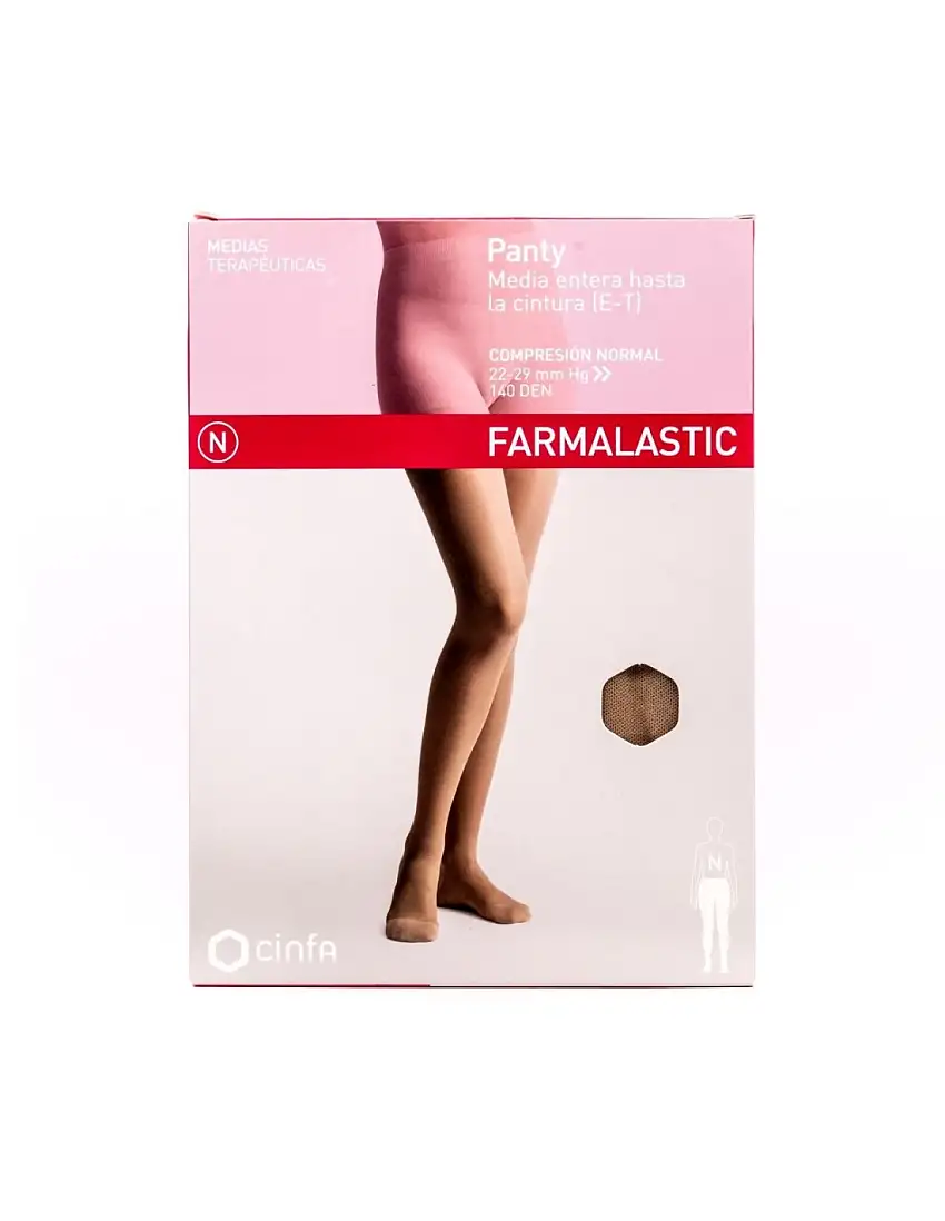 Panty Comp Normal 140 Den Farmalastic Beige T- P