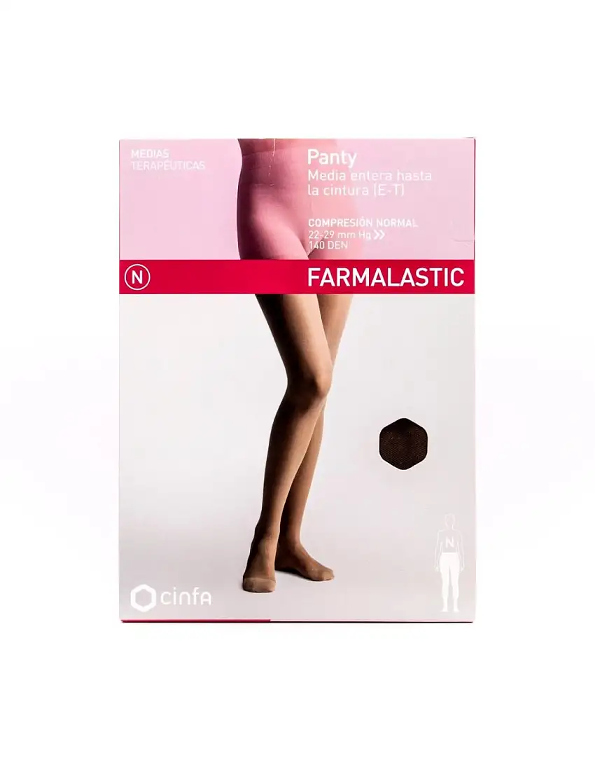 Panty Comp Normal 140 Den Farmalastic Capuchino