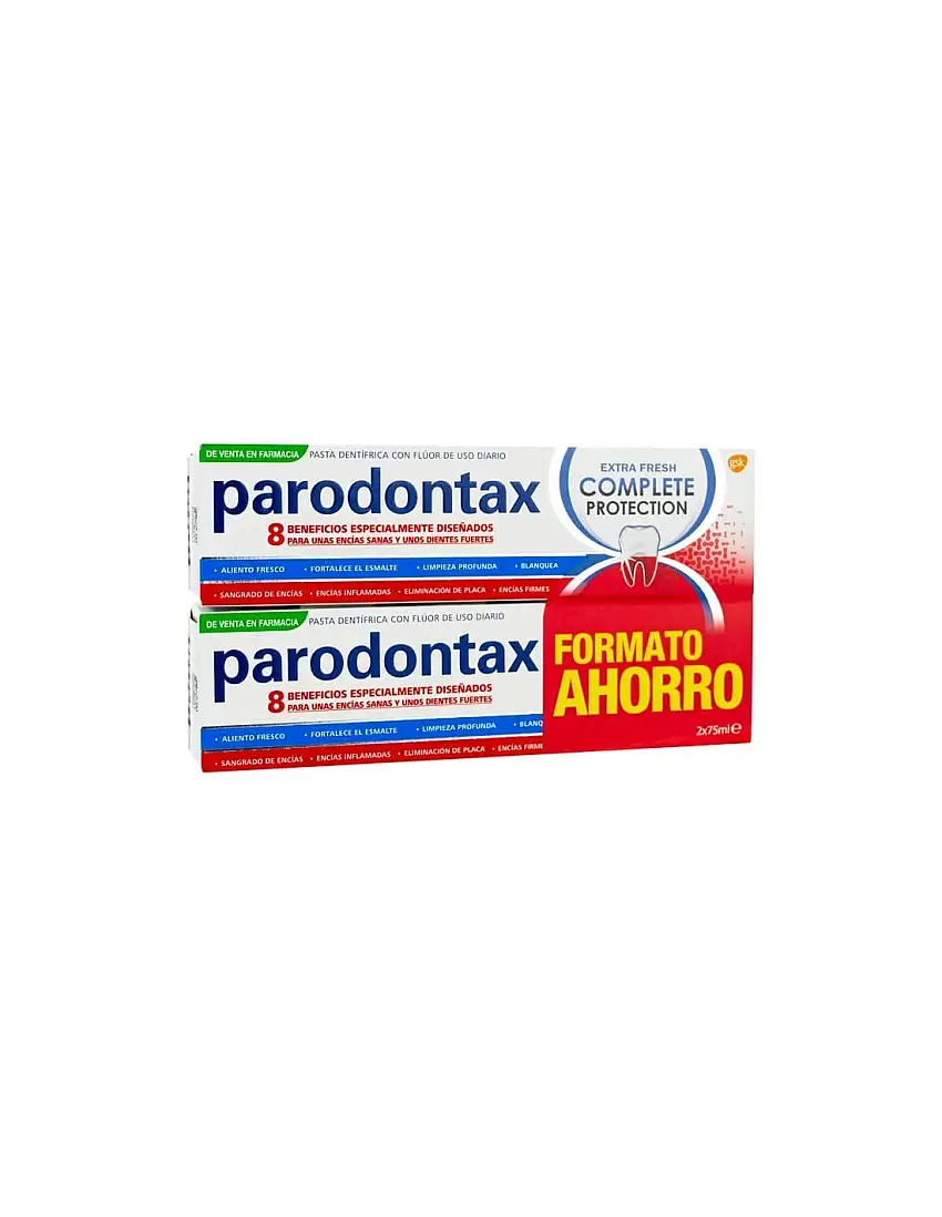 Parodontax Complete Protection Extra Fresh 2 Envases 75 Ml