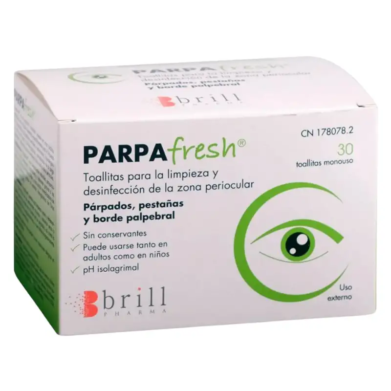Parpafresh toallitas limpieza parpados