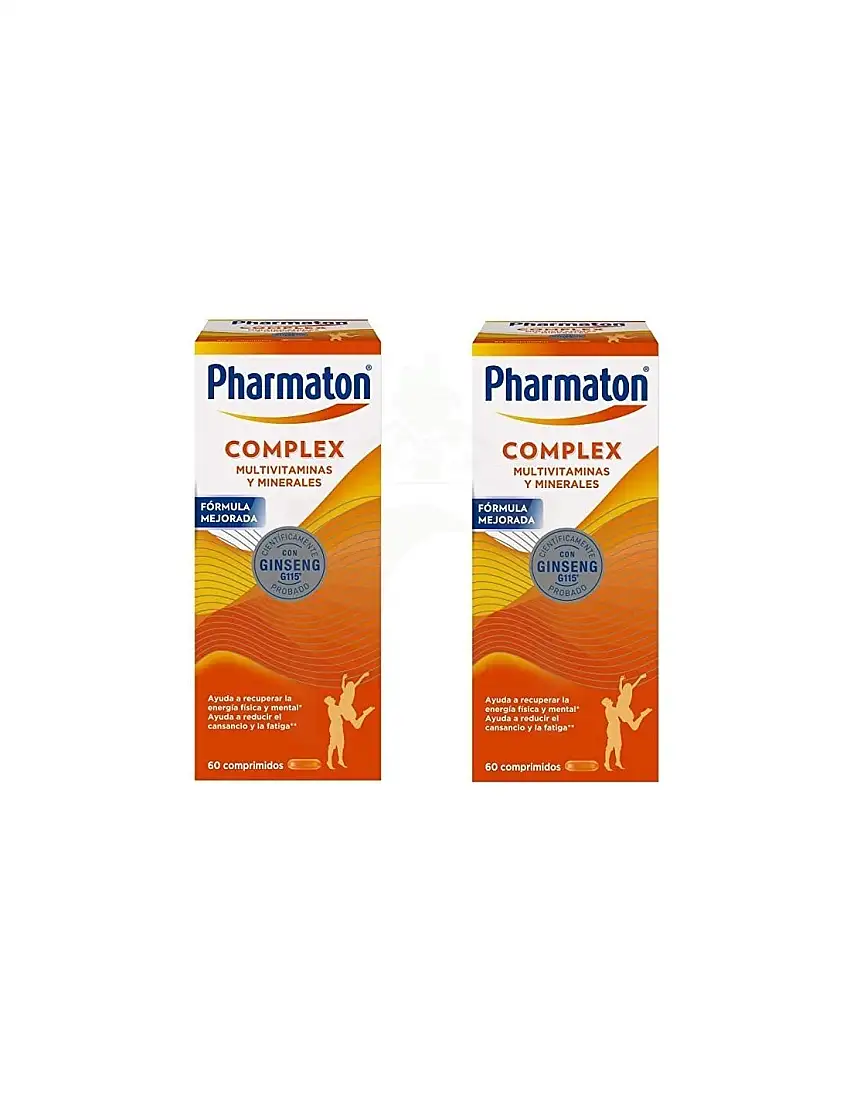 Pharmaton Complex 2 Envases 60 Comprimidos Pack Promocional