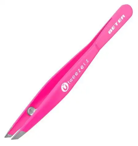 Pinza Depilar Magnética Punta Oblicua