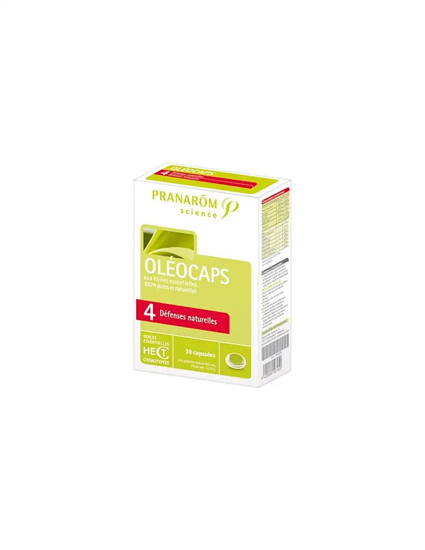 Pranarom OLOCAPS 4 Defensas naturales 30 cápsulas