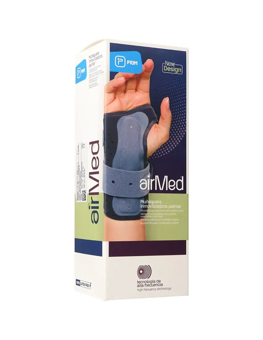 Prim Airmed Muñequera Corta Gris T-S (Izq)