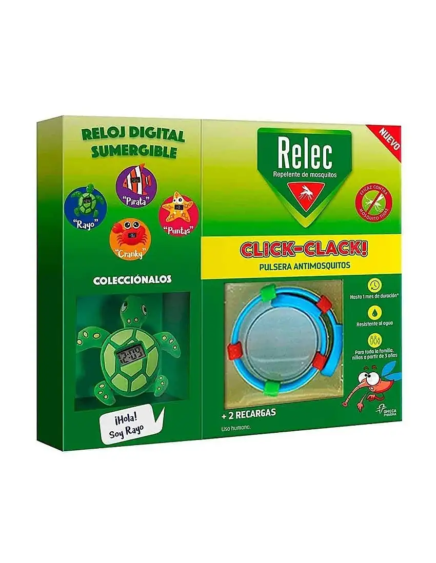 Relec - Pulsera Click Clack tortuga