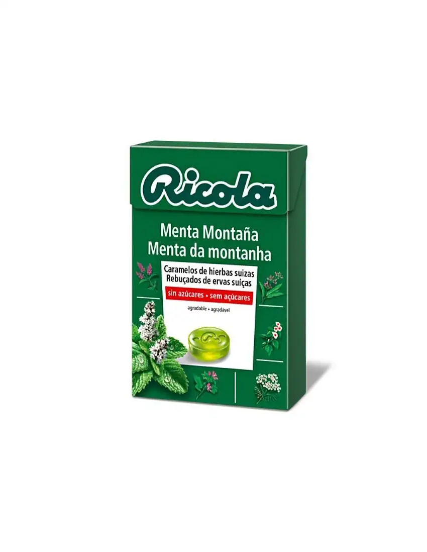 Ricola Caramelos Sin Azucar Menta Montaña 50 G